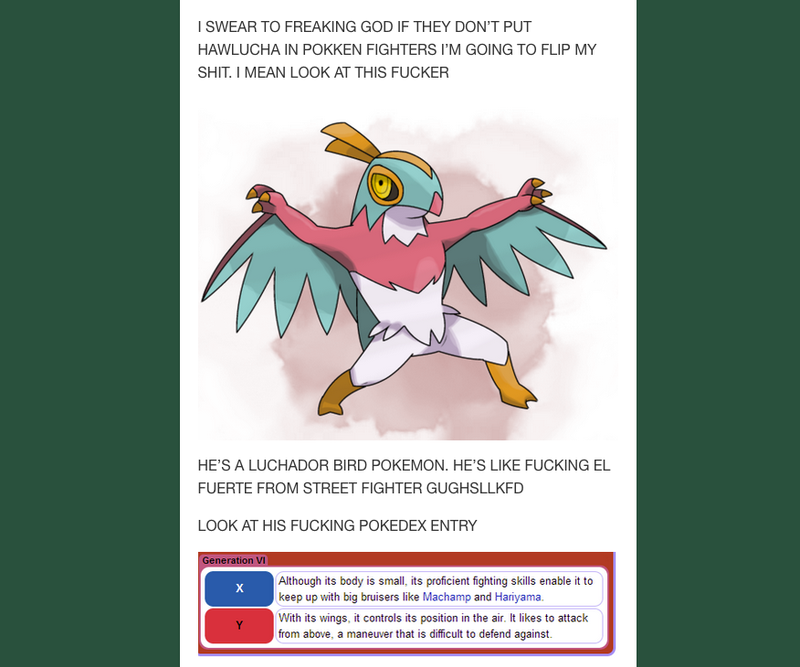 Illustration for article titled The Internet Reacts to the New Pokémon Fighting Game